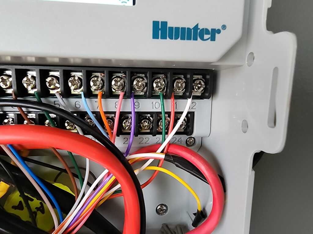 Irrigation controller, wiring and valve fault finding